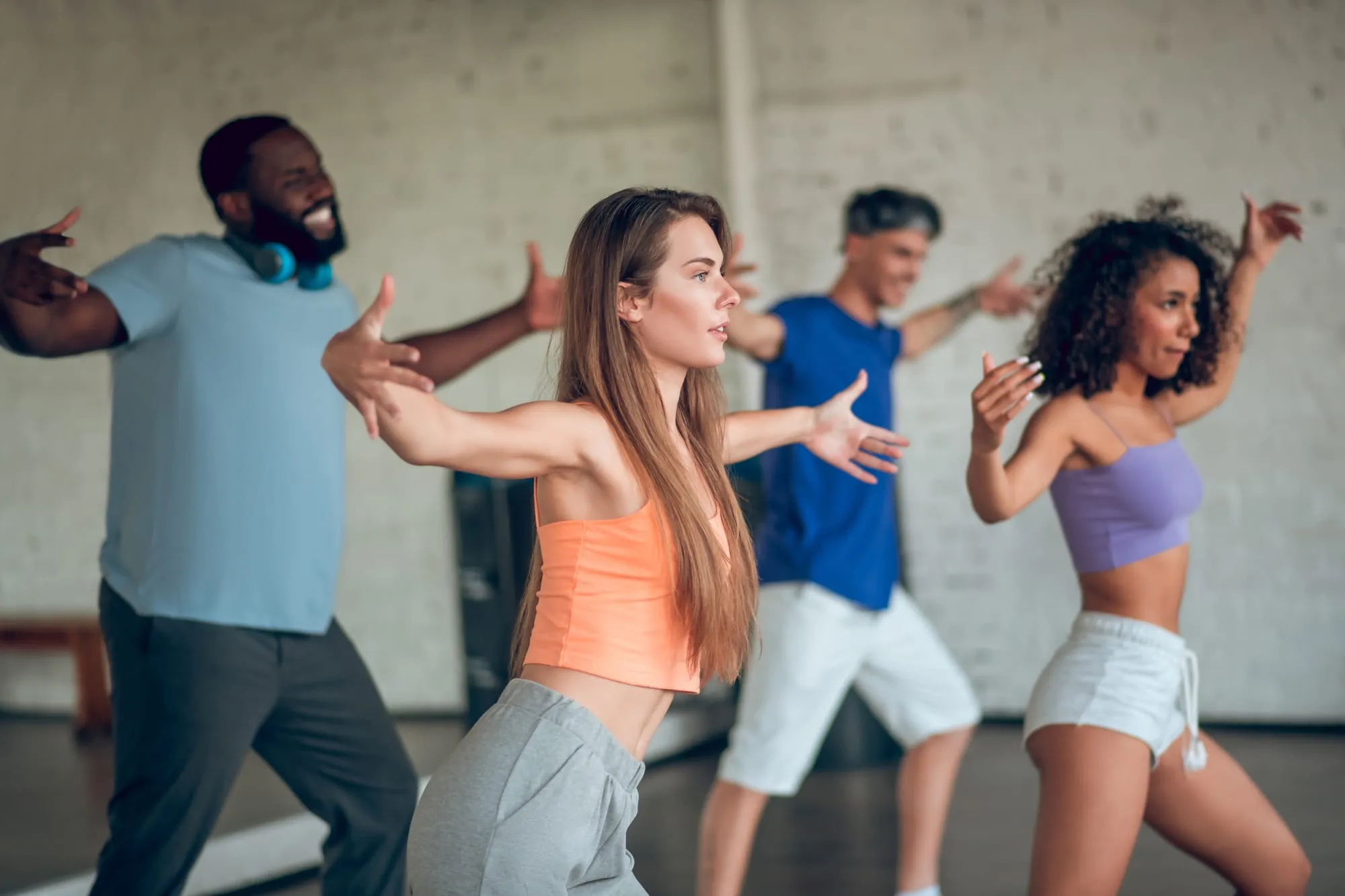 Zumba-Tanzkursgruppe